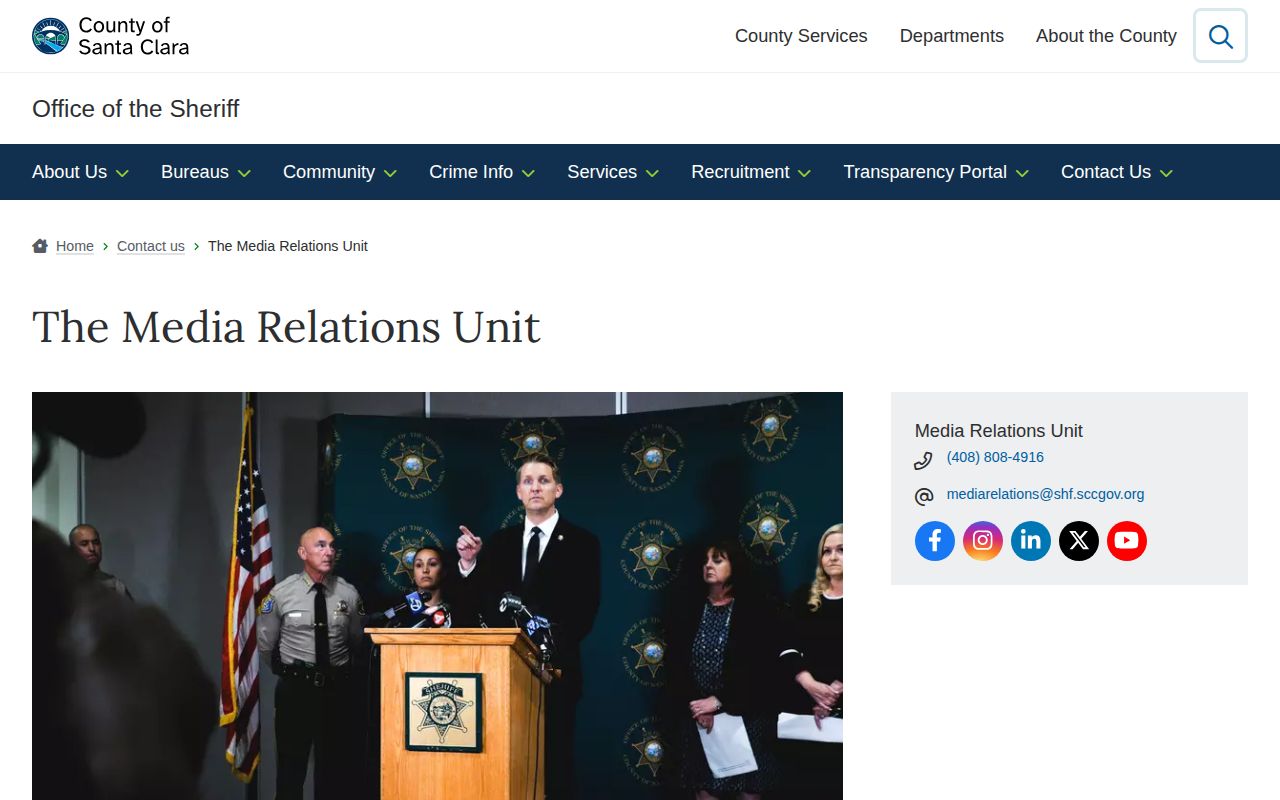 Santa Clara County released inmate mugshot booking-photo policy